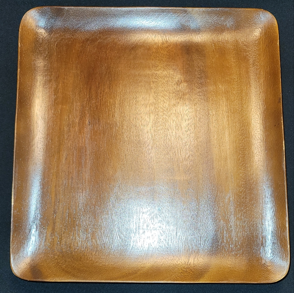 Y2K wooden dinner/charger plate - Picture 2 of 4